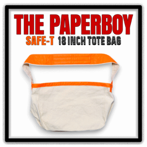 The Paperboy Safe-T vintage newspaper carrier bag, alternate full view, image 1