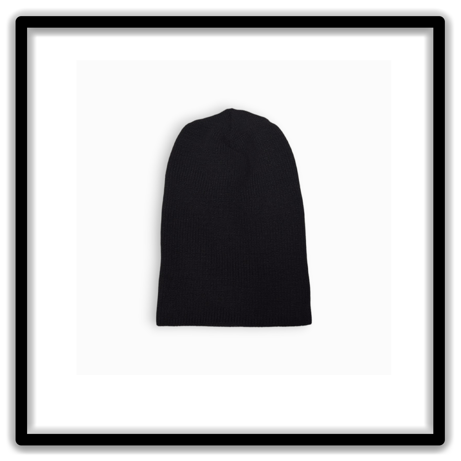 Vintage Style Blanks wool watch cap shown in front view